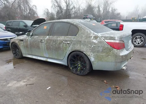 2008 BMW M5 from USA, damaged, VIN WBSNB93558CX09845